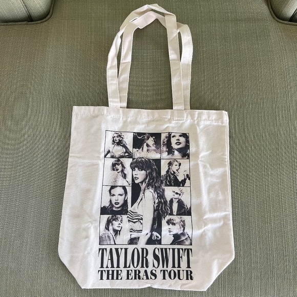 Taylor Swift Eras Tour Tote VIP Canvas Tote Bag - Picture 1 of 8